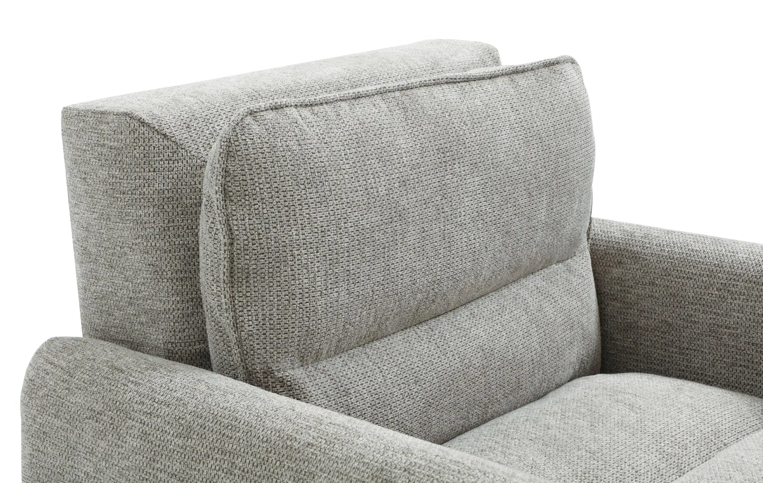Cosy Rest Chenille Effect Natural Armchair - Image 6
