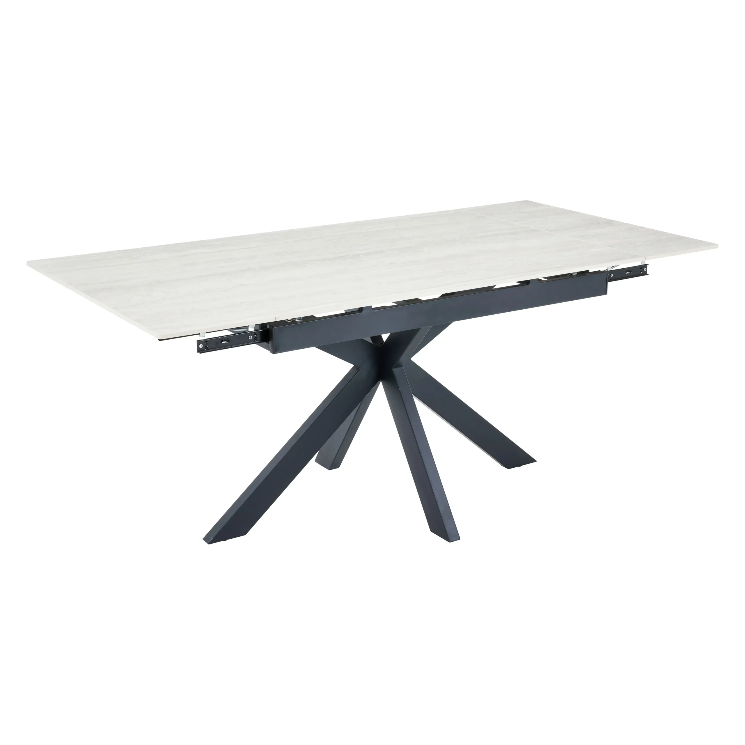 Amalfi 1.8m Extending Ivory Dining Table