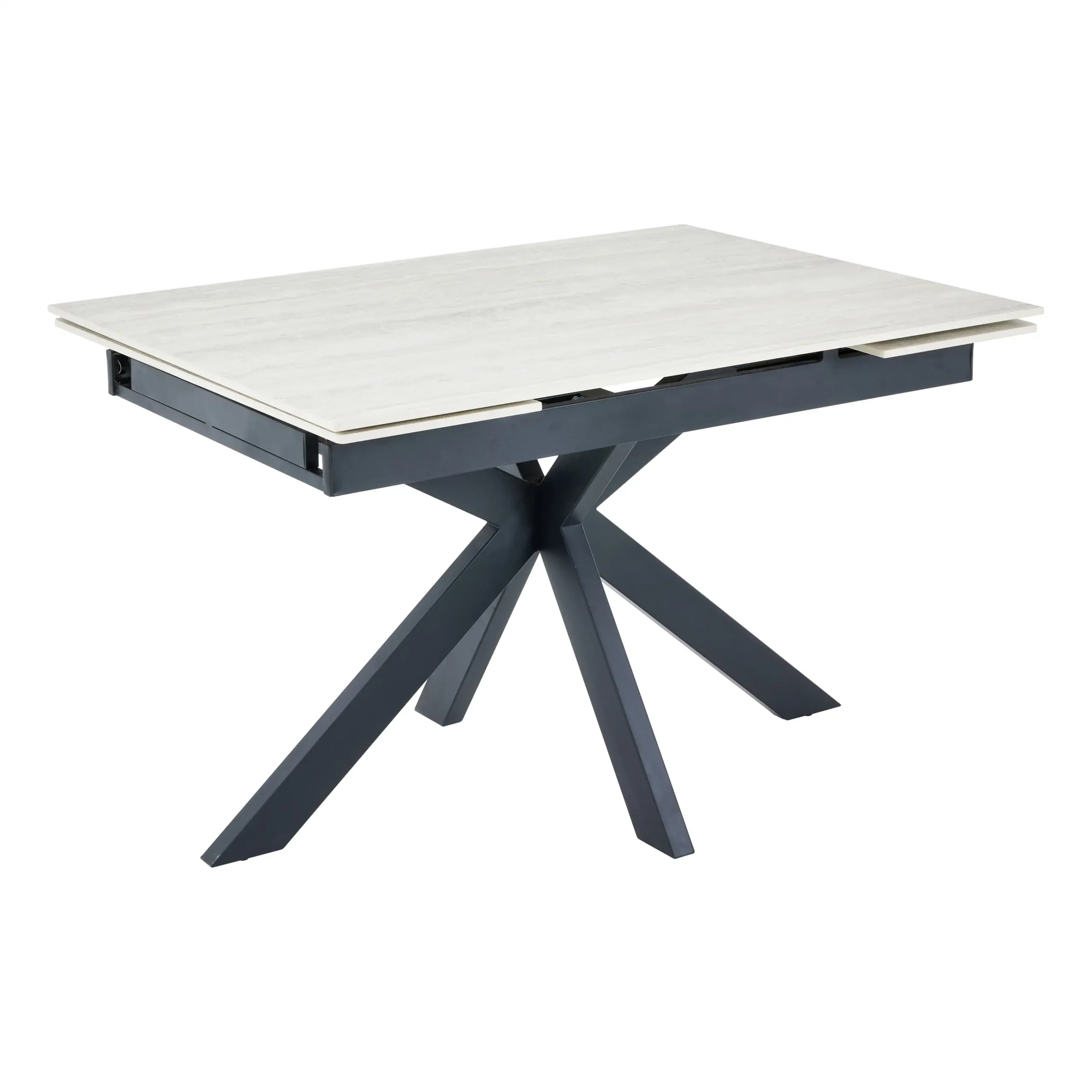 Amalfi 1.8m Extending Ivory Dining Table - Image 5