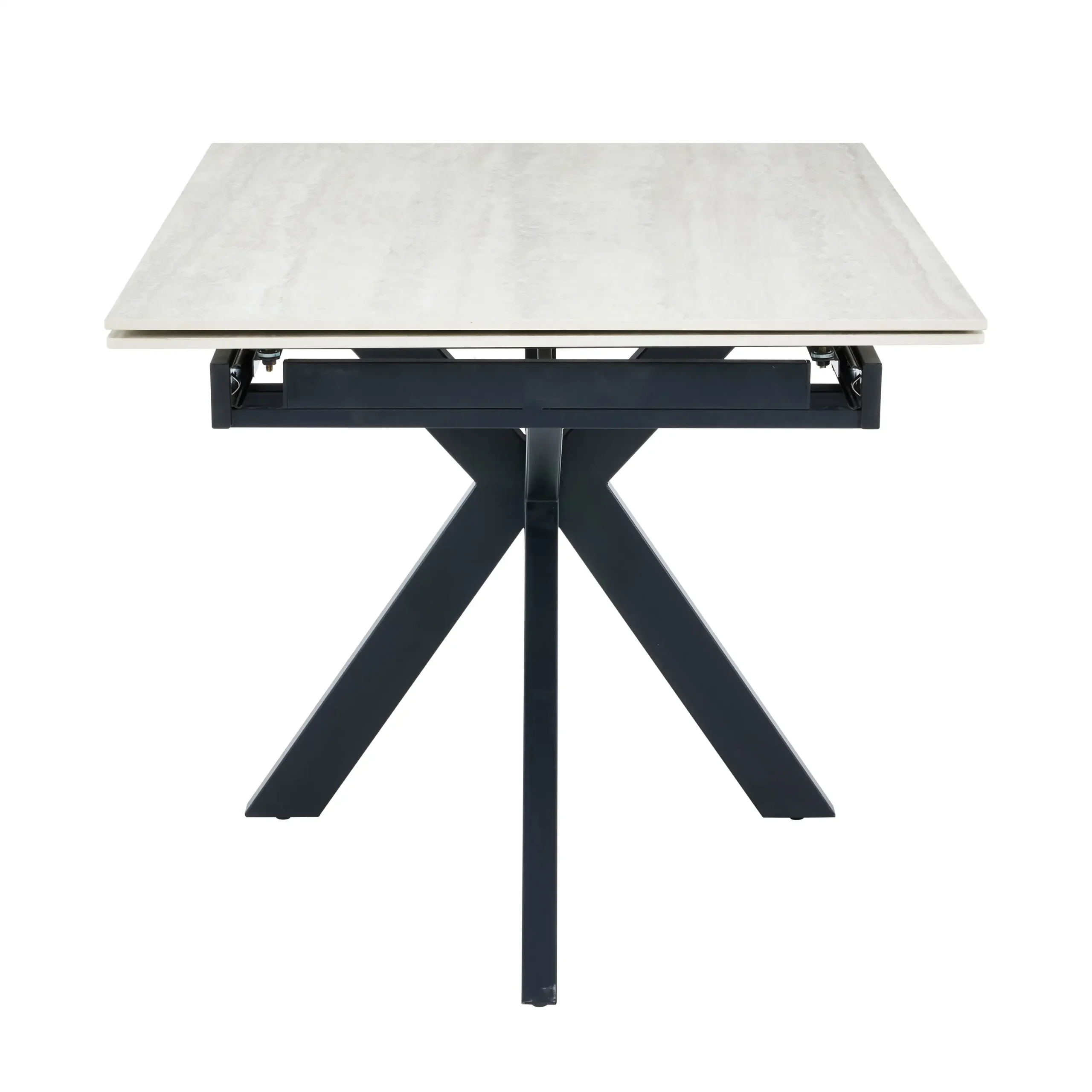 Amalfi 1.8m Extending Ivory Dining Table - Image 6